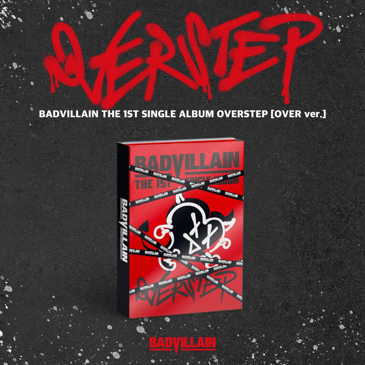 Album – BADVILLAIN - 1st Single Album [OVERSTEP] | BPM Entertainment | K - Boo