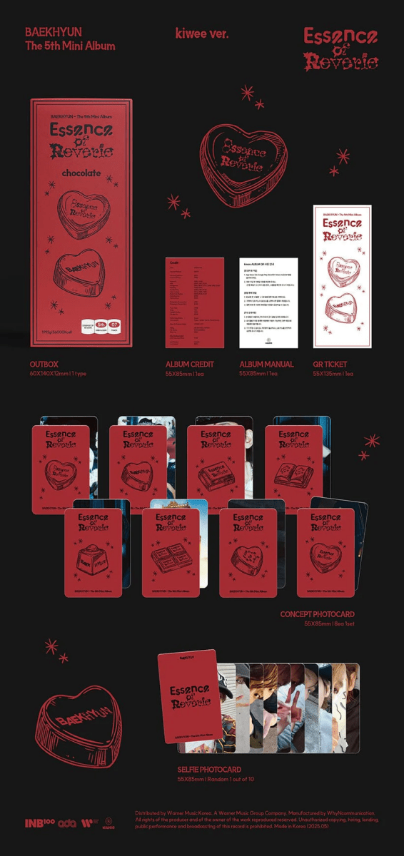 Album – BAEKHYUN - Essence of Reverie (Platform Album) kiwee Ver. | SM entertainment | K - Boo