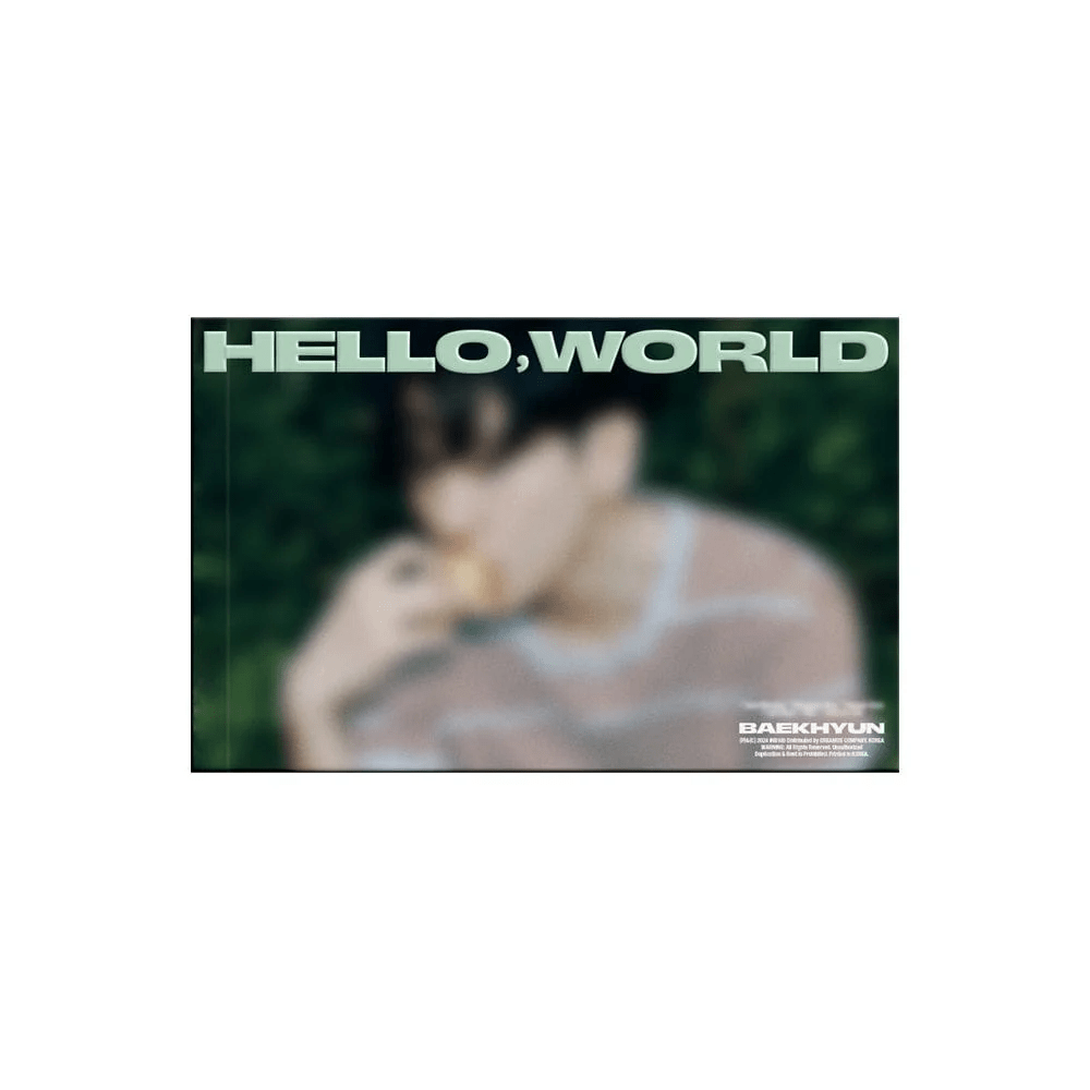 Album – BAEKHYUN (EXO) - 4th Mini Album HELLO, WORLD (Photobook ver.) | SM entertainment | K - Boo