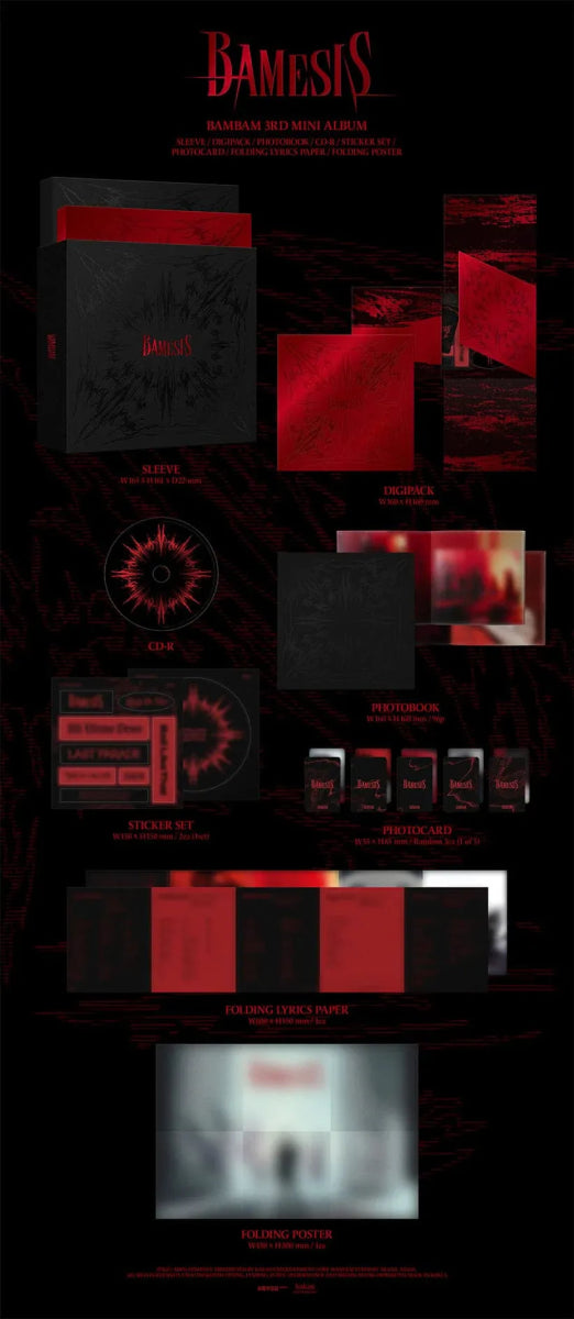 Album – BamBam - 3RD MINI ALBUM [BAMESIS] | ABYSS Company | K - Boo