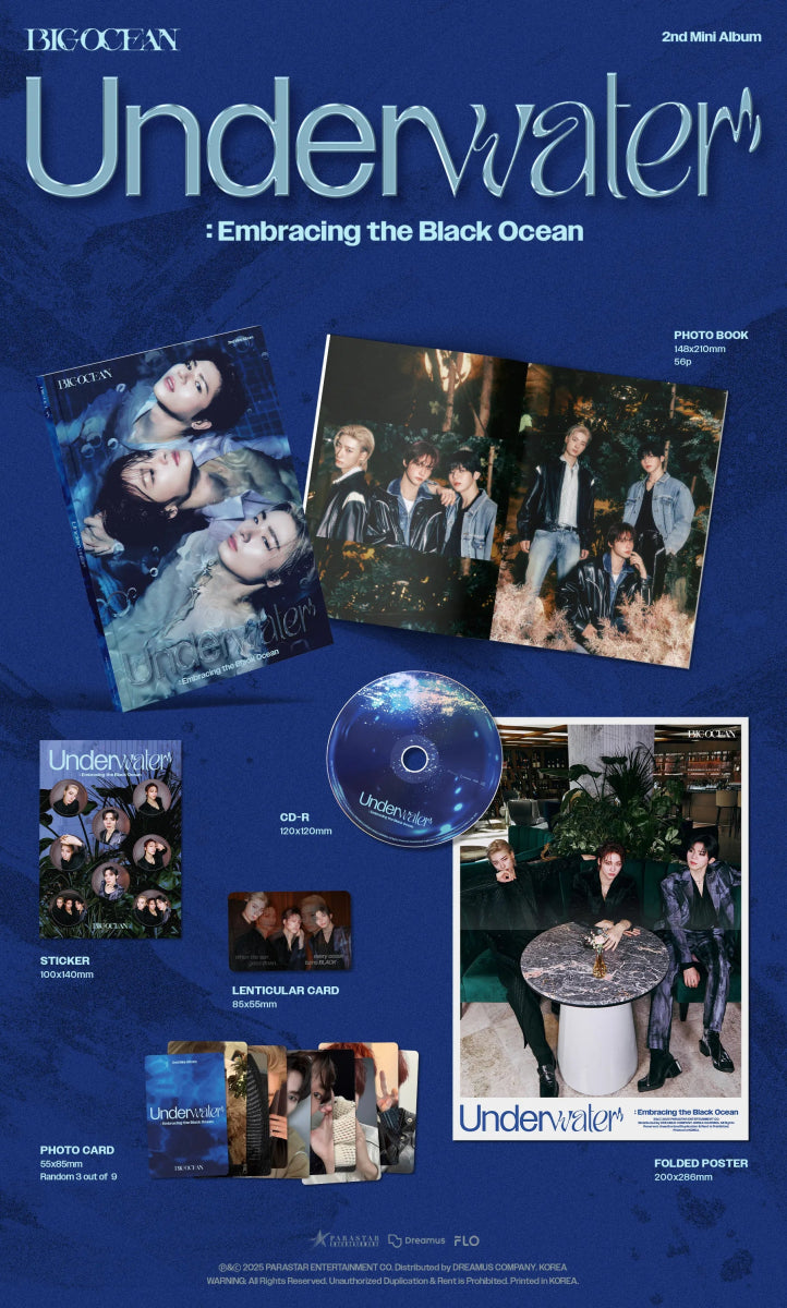 Album – Big Ocean - 2nd mini album [Underwater] | PARASTAR ENTERTAINMENT CO. | K - Boo