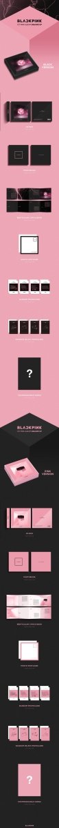 Album – BLACKPINK (BP) – 1st Mini Album ‘SQUARE UP’ (Pink/Black ver.) | YG Entertainment | K - Boo