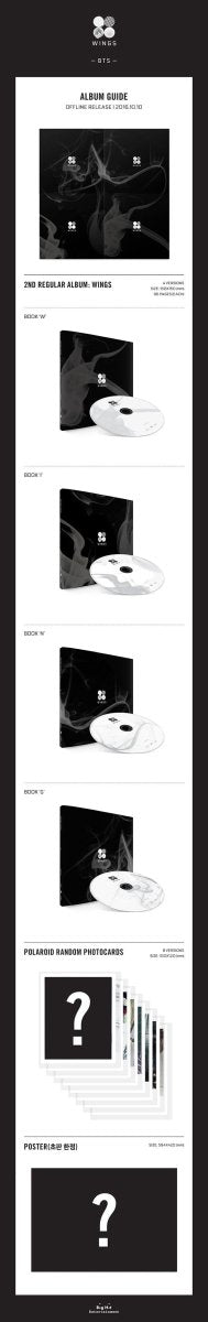Album – BTS - 2nd Album [WINGS] | Big hit | K - Boo