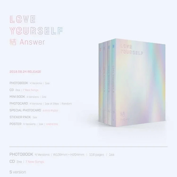 BTS - 3rd Album repackage [Love yourself 結 'Answer']