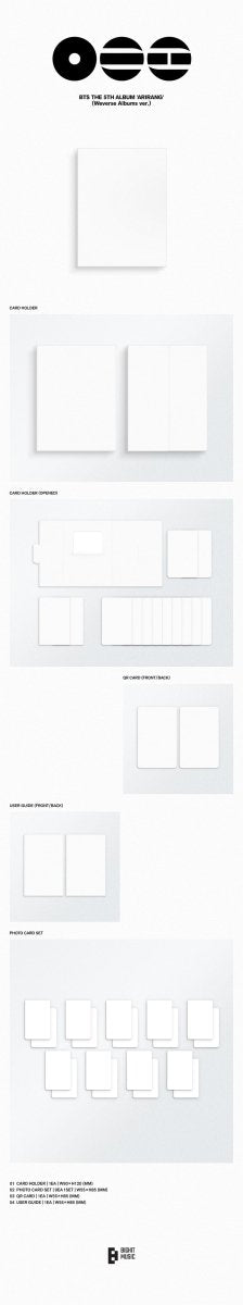 BTS 5th Album ARIRANG Weverse Albums ver. kpop — K-BOO
