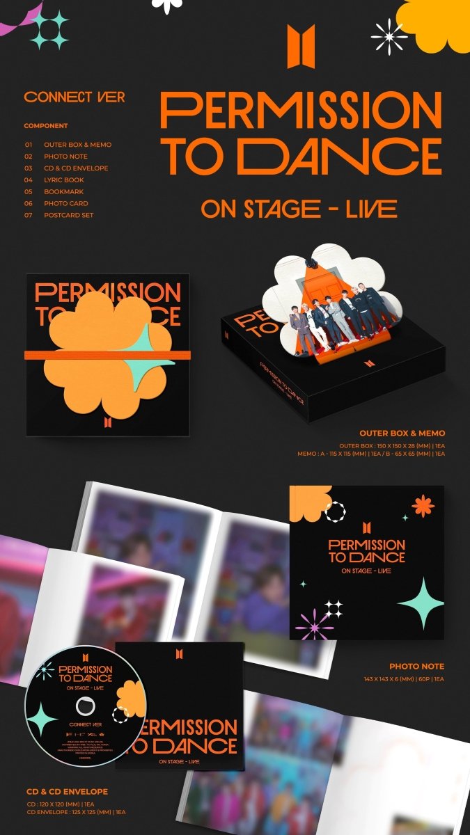 Album – BTS - PERMISSION TO DANCE ON STAGE - LIVE | Big hit | K - Boo