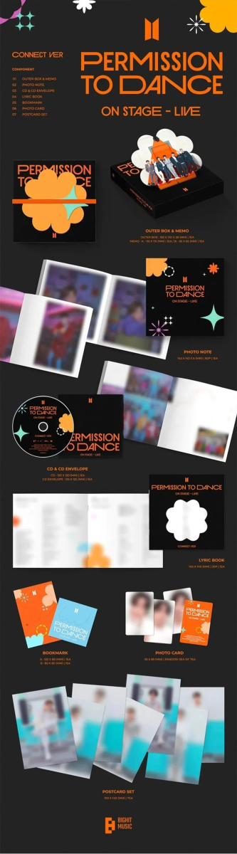 Album – BTS - PERMISSION TO DANCE ON STAGE - LIVE (Set) + PERMISSION TO DANCE - SEOUL (DIGITAL CODE) | Big hit | K - Boo
