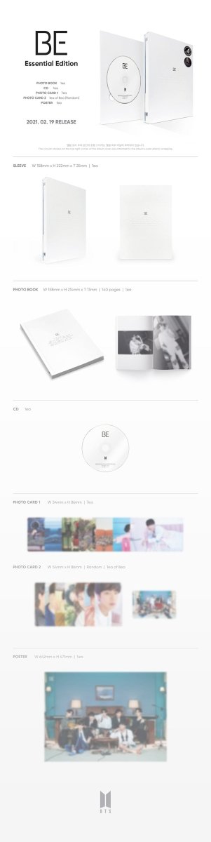 Album – BTS - Special album [BE] (Essential edition) | Big hit | K - Boo