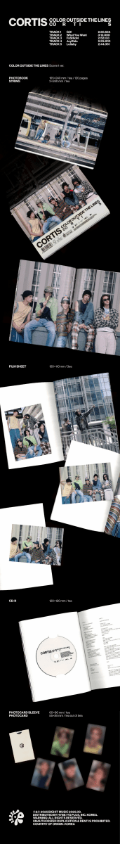 Album – CORTIS - The 1st EP [COLOR OUTSIDE THE LINES] | HYBE Co., Ltd. | K - Boo