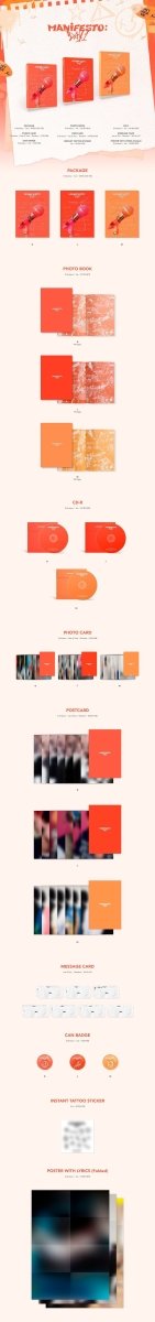 ENHYPEN 3rd Mini Album MANIFESTO : DAY 1 Standard Photobook kpop — K-BOO