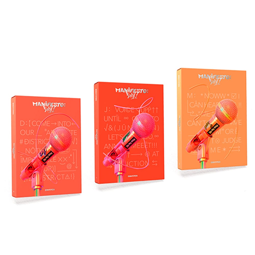 ENHYPEN 3rd Mini Album MANIFESTO : DAY 1 Standard Photobook kpop — K-BOO