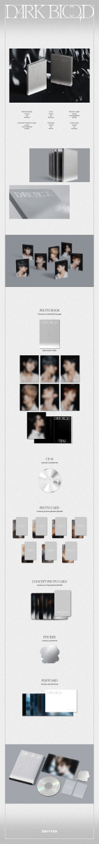 Album – ENHYPEN - 4th Mini Album [DARK BLOOD] (ENGENE Ver.) | Belift lab | K - Boo