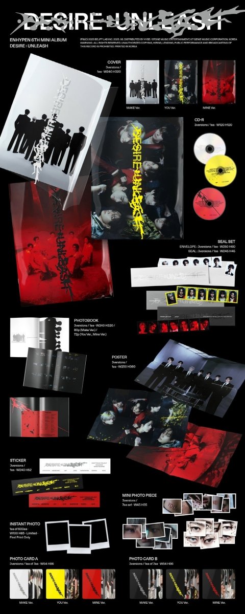 ENHYPEN - 6th mini album [DESIRE : UNLEASH] | K-Boo