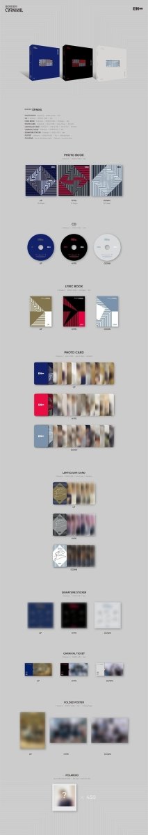 ENHYPEN Mini Album Vol.2 BORDER : CARNIVAL kpop — K-BOO