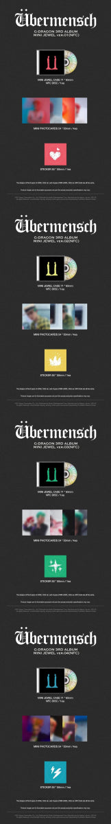 Album – G - DRAGON - 3rd mini album [Übermensch] (MINI JEWEL ver.) | GALAXY Corp | K - Boo
