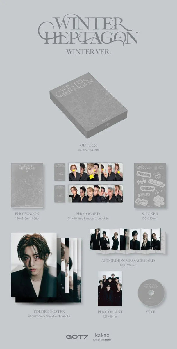 Album – GOT7 - mini album [WINTER HEPTAGON] | Kakao Entertainment | K - Boo