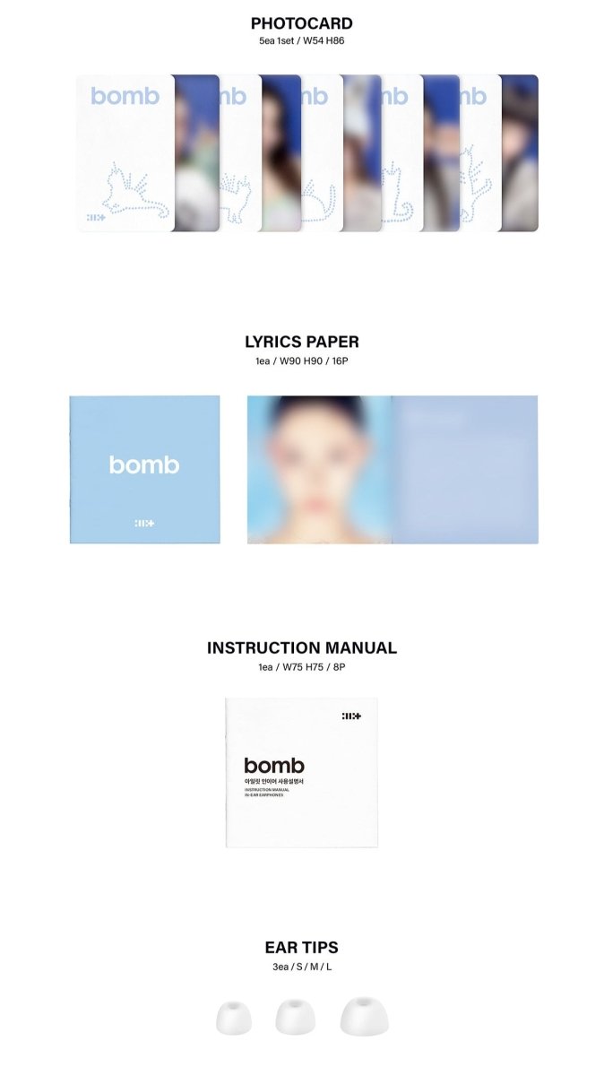 Album – ILLIT - 3rd Mini Album [bomb] (Merch Ver.) | Big hit | K - Boo