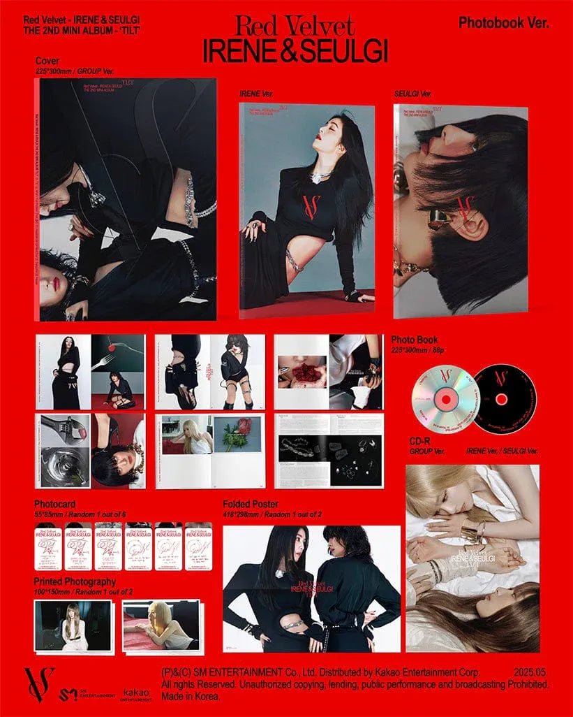 Album – Irene&Seulgi (Red Velvet) - 2nd mini album [TILT] (Photo Book Ver.) | SM entertainment | K - Boo
