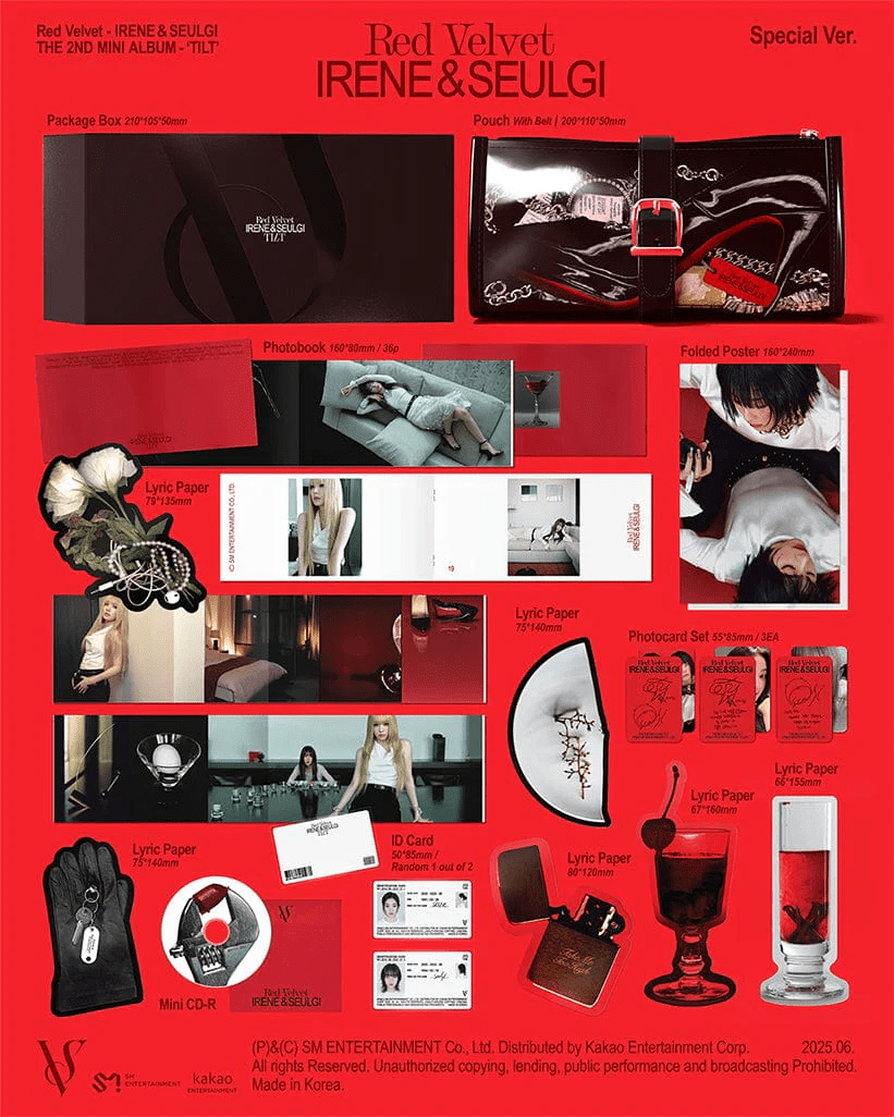 Album – Irene&Seulgi (Red Velvet) - 2nd mini album [TILT] (Special Ver.) (Limited Edition) | SM entertainment | K - Boo