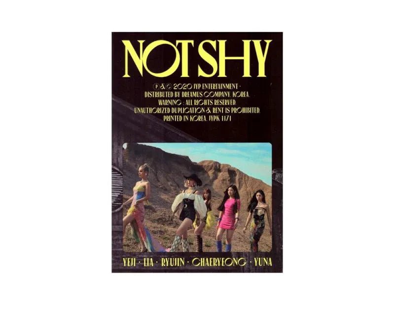 Album – ITZY - 3rd Mini album [NOT SHY] | JYP entertainment | K - Boo
