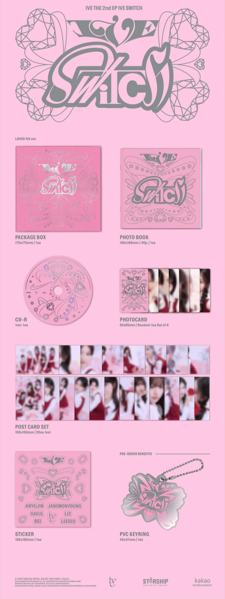 Album – IVE – 2nd EP IVE SWITCH | Starship | K - Boo