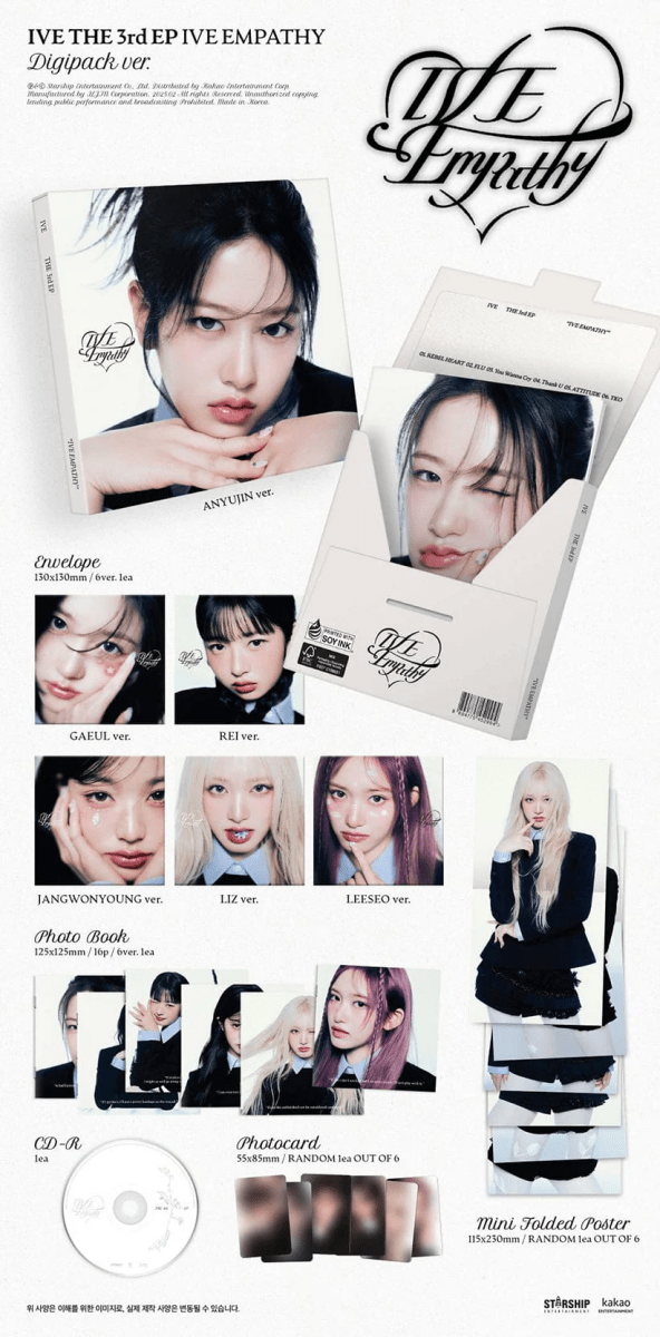 Album – IVE - The 3rd EP IVE EMPATHY (DIGIPACK Ver.) | Starship | K - Boo