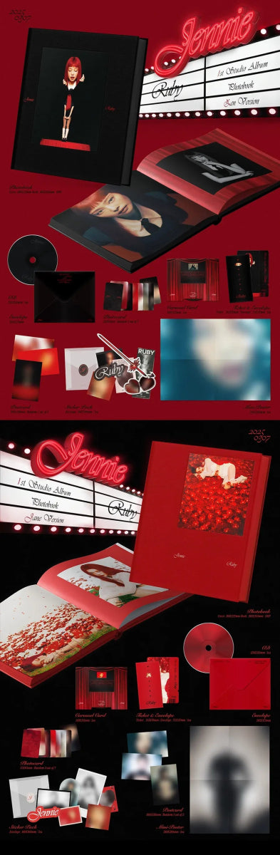 Jennie (Blackpink) - The 1st Studio Album [Ruby] (Photobook – Jane Version)