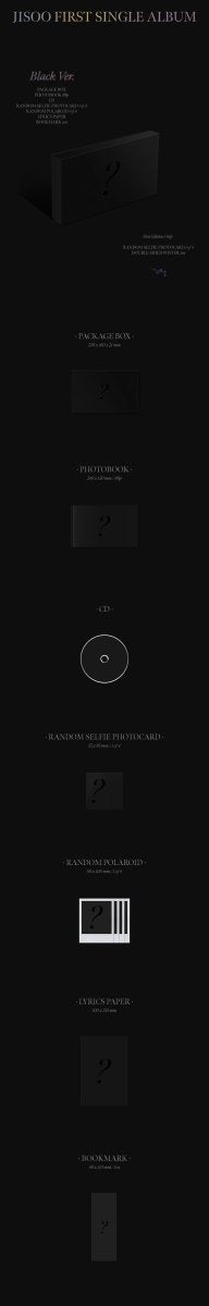 Album – JISOO (BLACKPINK) – 1st Single Album ME Standard | YG Entertainment | K - Boo