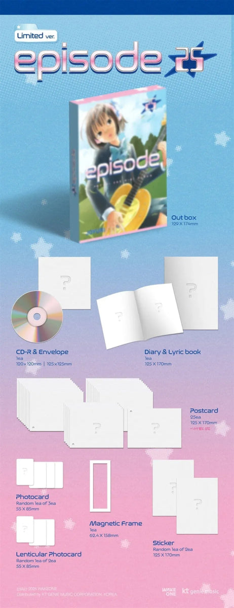 Album – JO YURI - The 3rd Mini Album ’Episode 25‘ Episode: Moment (Limited Edition) | Wakeone | K - Boo
