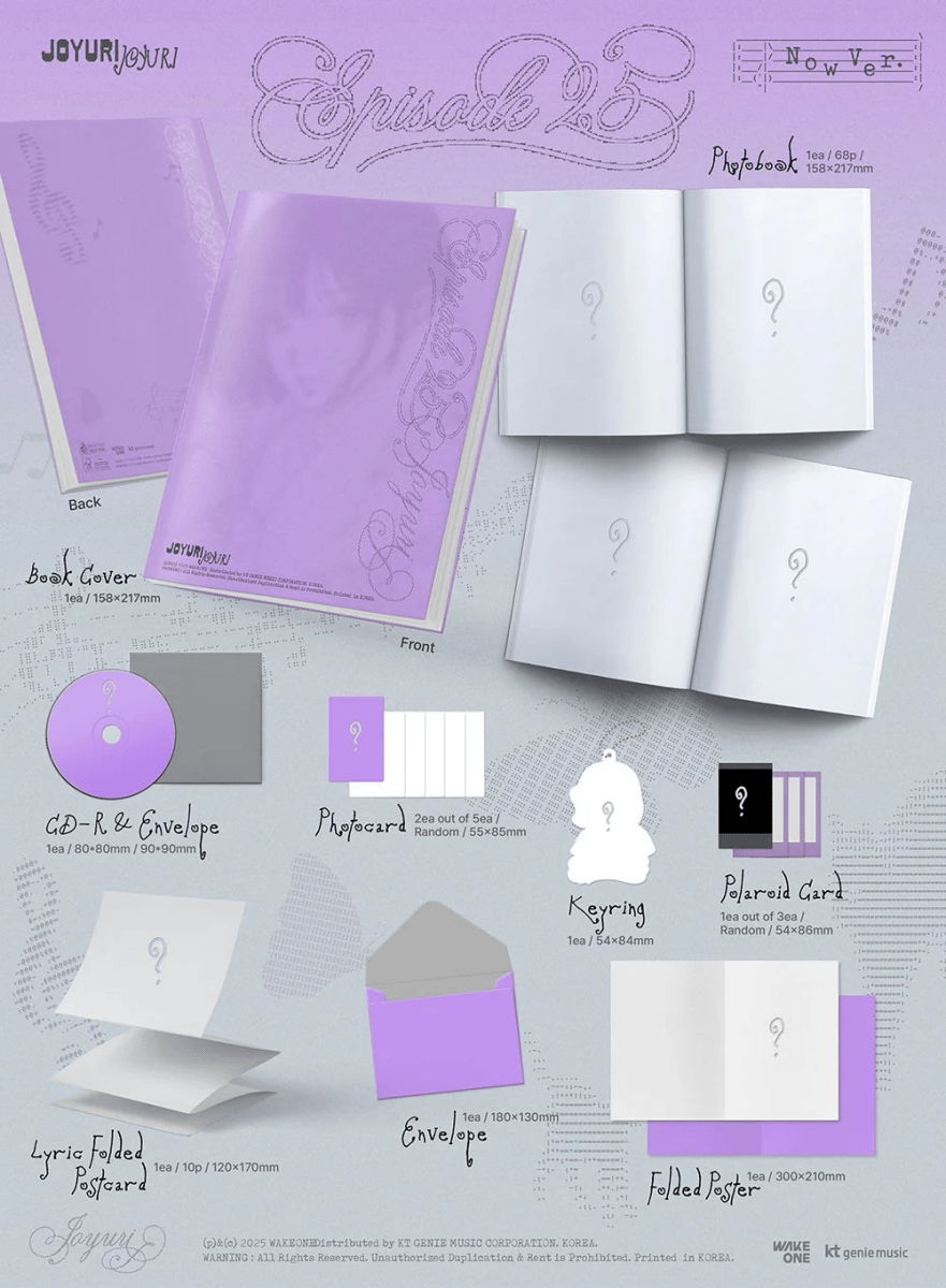 Album – JO YURI - The 3rd Mini Album ’Episode 25‘ Episode: Moment | Wakeone | K - Boo