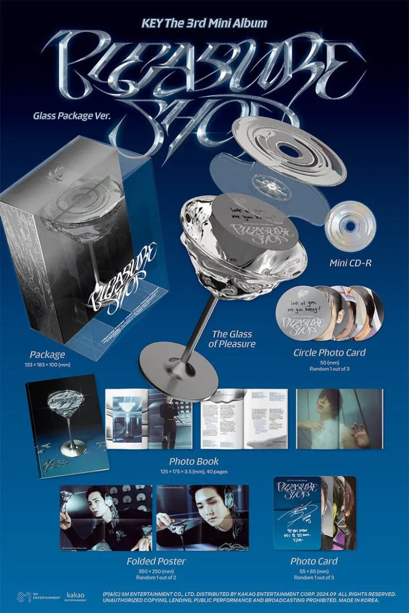 Album – Key (SHINee) - 3rd Mini Album [Pleasure Shop] (Glass Package Ver.) | SM entertainment | K - Boo