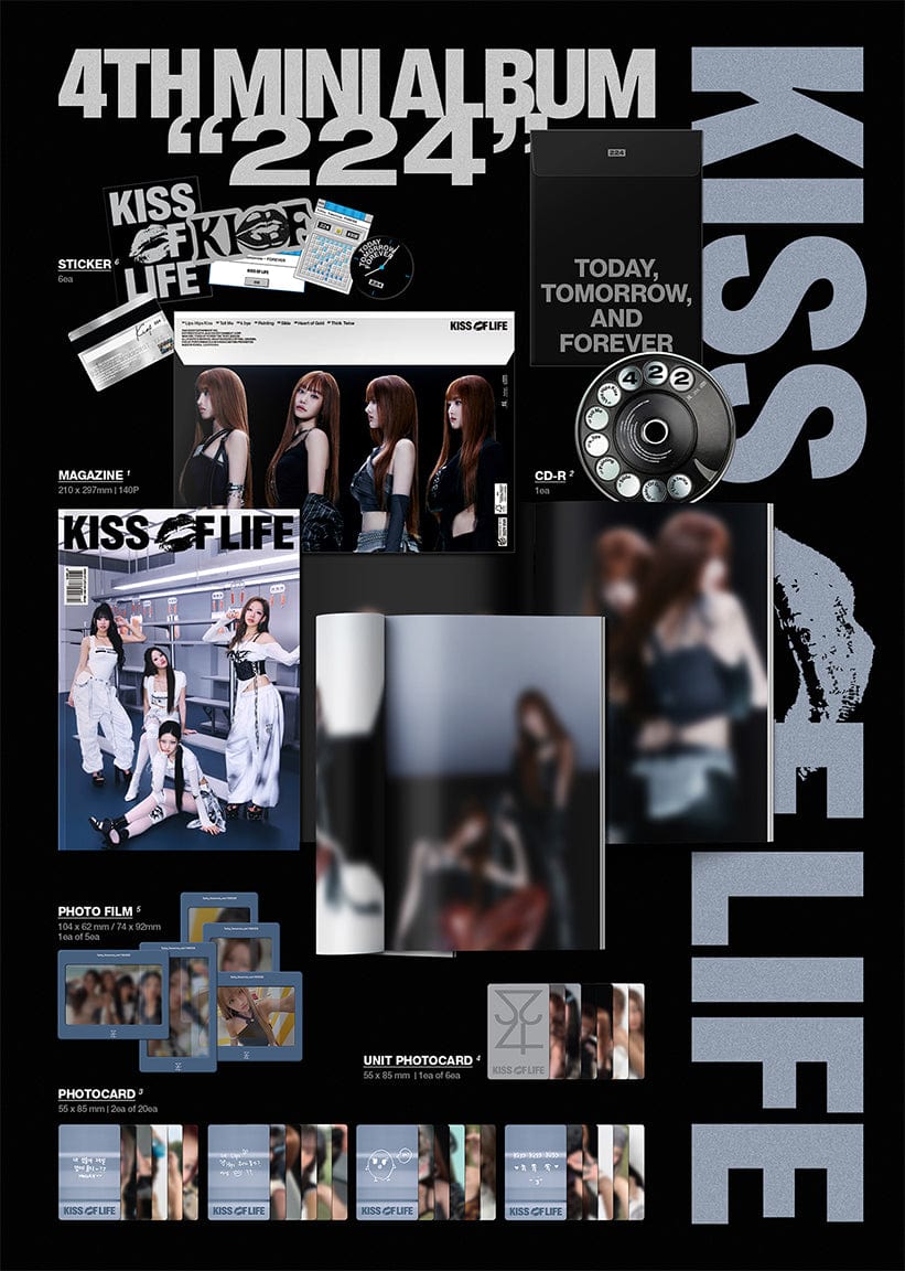 KISS OF LIFE - 4th mini album 224 (Magazine Ver.) kpop — K-BOO