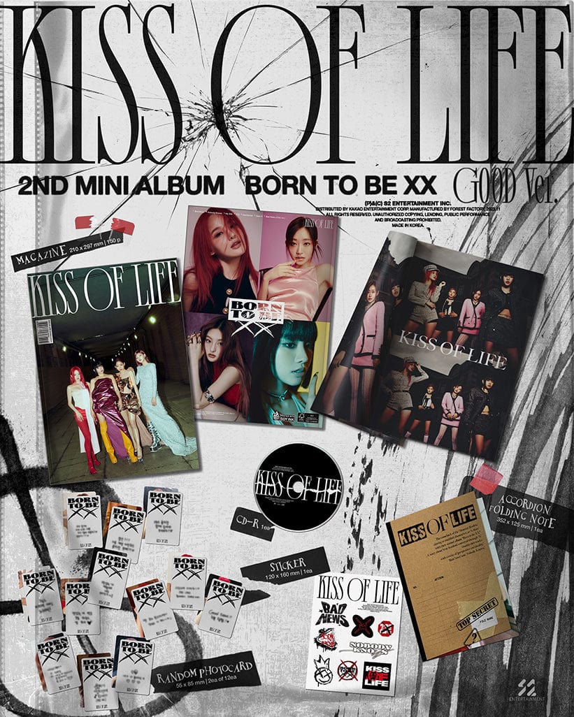 Album – KISS OF LIFE - Born to be XX 2nd mini album | s2 entertainment | K - Boo