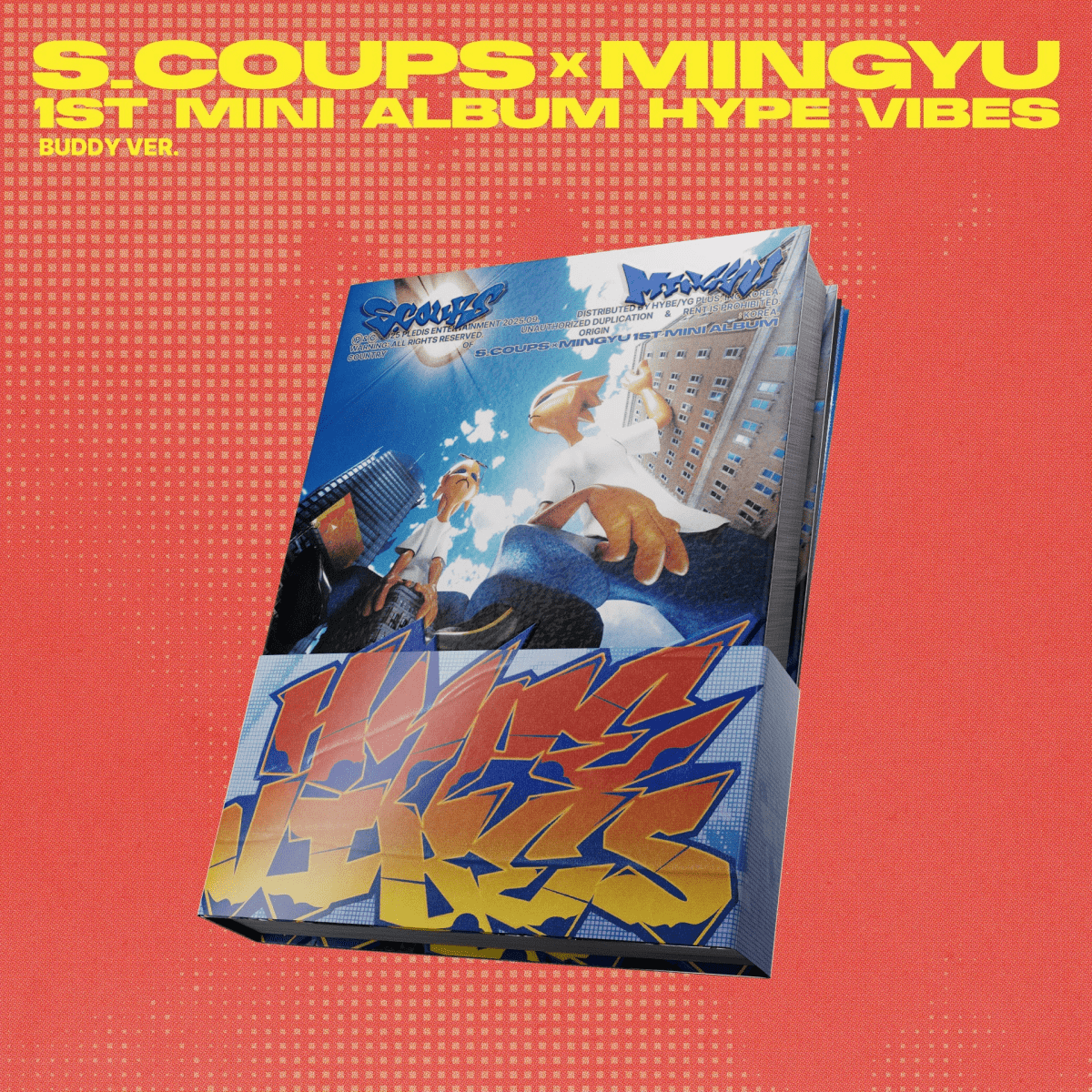 Album – (Makestar) S.COUPS X MINGYU (Seventeen) - 1st Mini Album ‘HYPE VIBES’ | Pledis entertainment | K - Boo