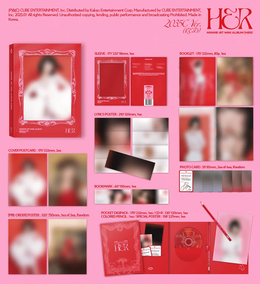 Album – MINNIE ((G)I - DLE) – 1st Mini Album HER | Cube Entertainment | K - Boo