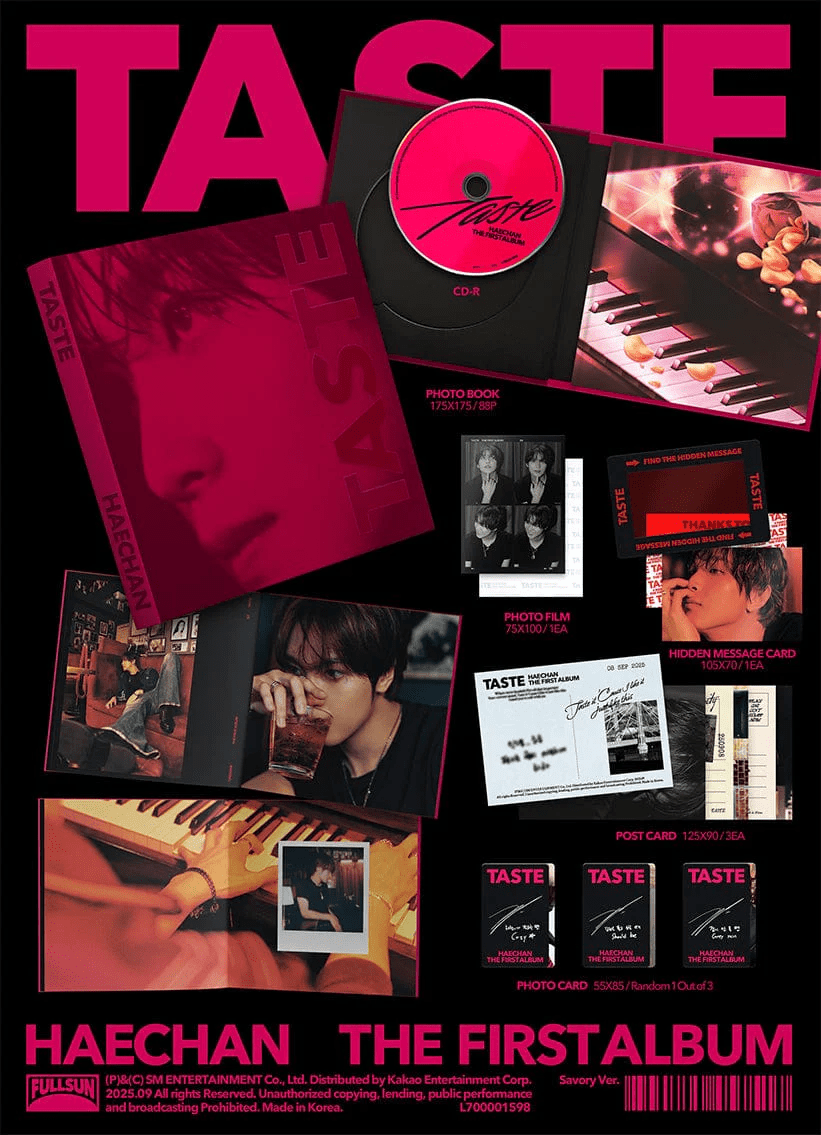 Album – NCT HAECHAN - The 1st Album TASTE (Savory Ver.) | SM entertainment | K - Boo
