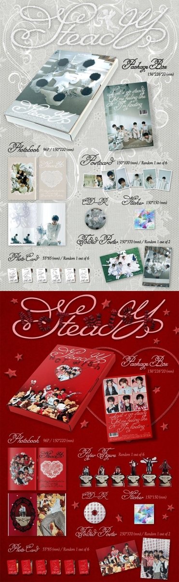 NCT WISH 1st Mini Album - Steady (Photobook Ver.) kpop — K-BOO