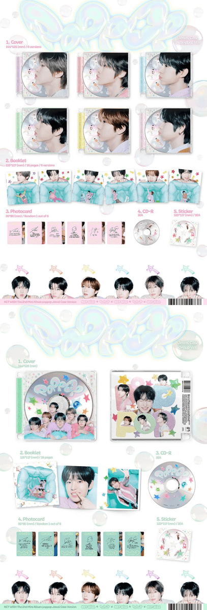 Album – NCT WISH - 2nd mini album [poppop] (Jewel Case Ver.) | SM entertainment | K - Boo