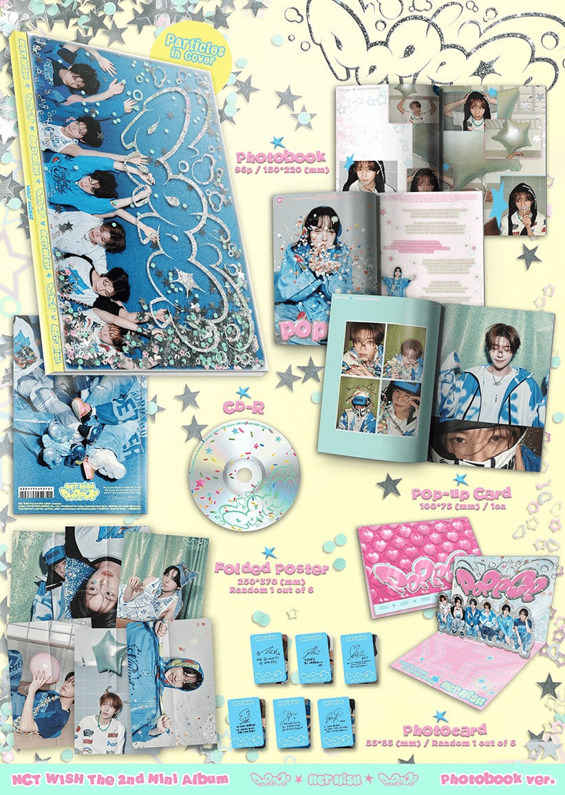Album – NCT WISH - 2nd mini album [poppop] (Photobook Ver.) | SM entertainment | K - Boo