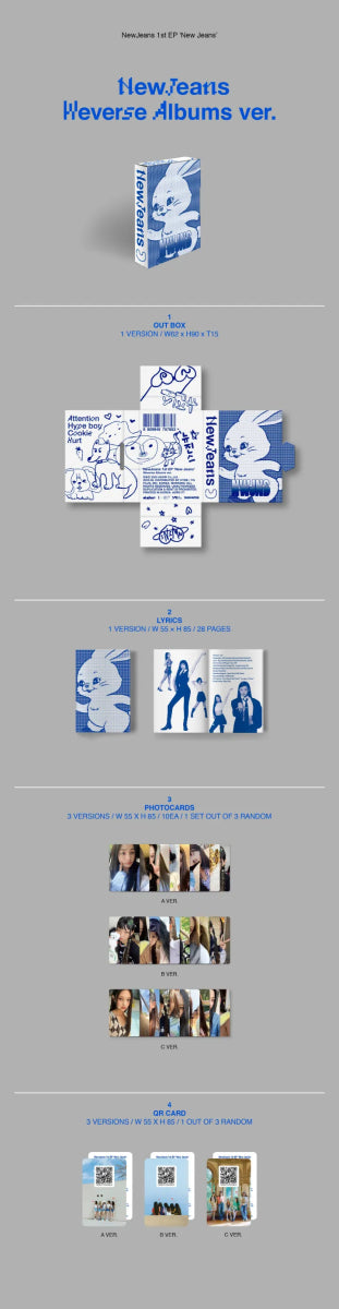 NewJeans - 1st EP Album [New Jeans] (Weverse Ver.)