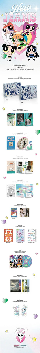 Album – NewJeans - 2nd EP Album [Get Up] (THE POWERPUFF GIRLS X NJ Box ver.) | ADOR | K - Boo