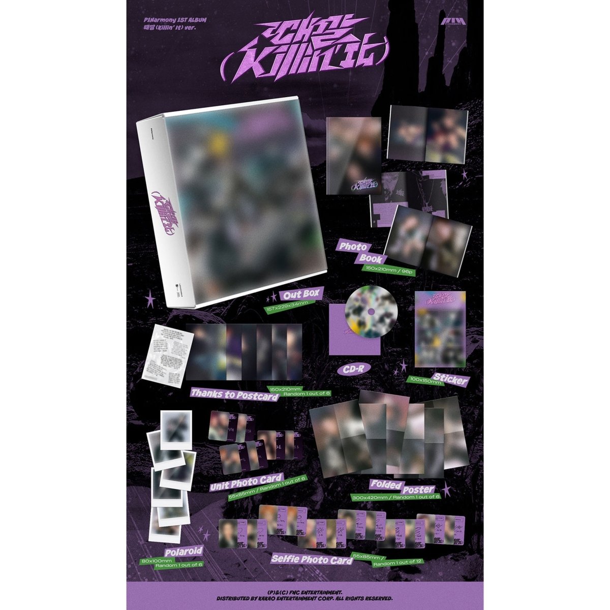 P1Harmony 1st Album Killin' It kpop — K-BOO