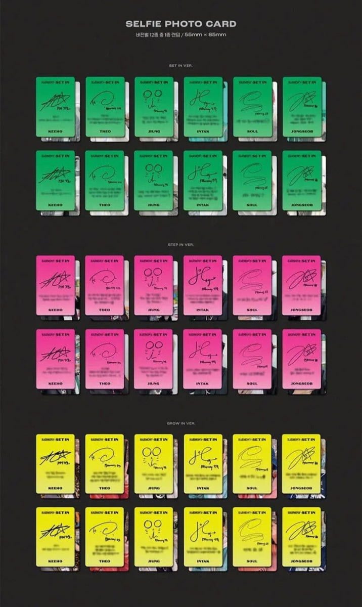 Album – P1Harmony - 5th Mini Album Harmony : Set in | FNC Entertainment | K - Boo