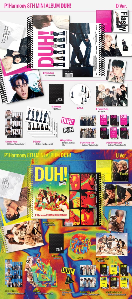 Album – P1Harmony - 8th mini album [DUH!] | FNC Entertainment | K - Boo