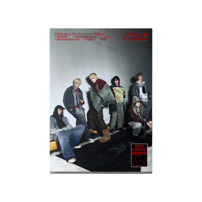 P1Harmony 9th Mini Album UNIQUE (Photobook Ver.) kpop — K-BOO