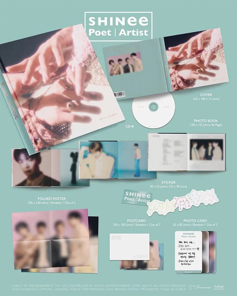Album – (Pre - order) SHINee - Single [Poet | Artist] (Photo Book Ver.) | SM entertainment | K - Boo