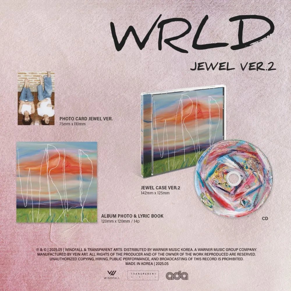 Album – (Pre - order) The Rose - [WRLD] (Jewel Ver.) | Transparent Arts | K - Boo