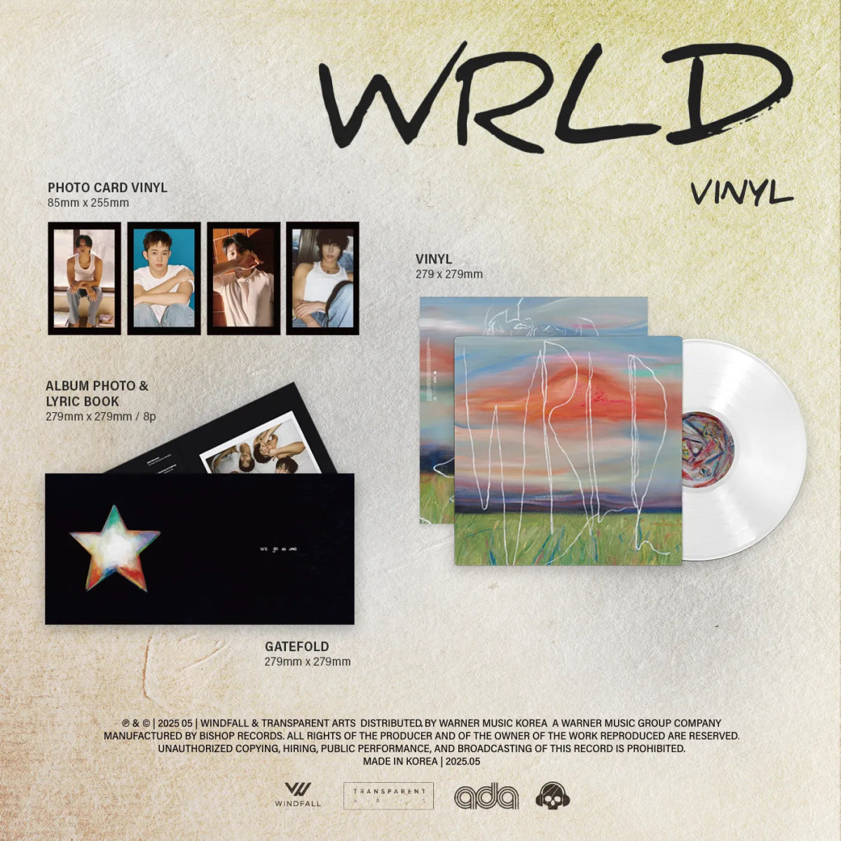 (Pre-order) The Rose - [WRLD] (White Color LP)