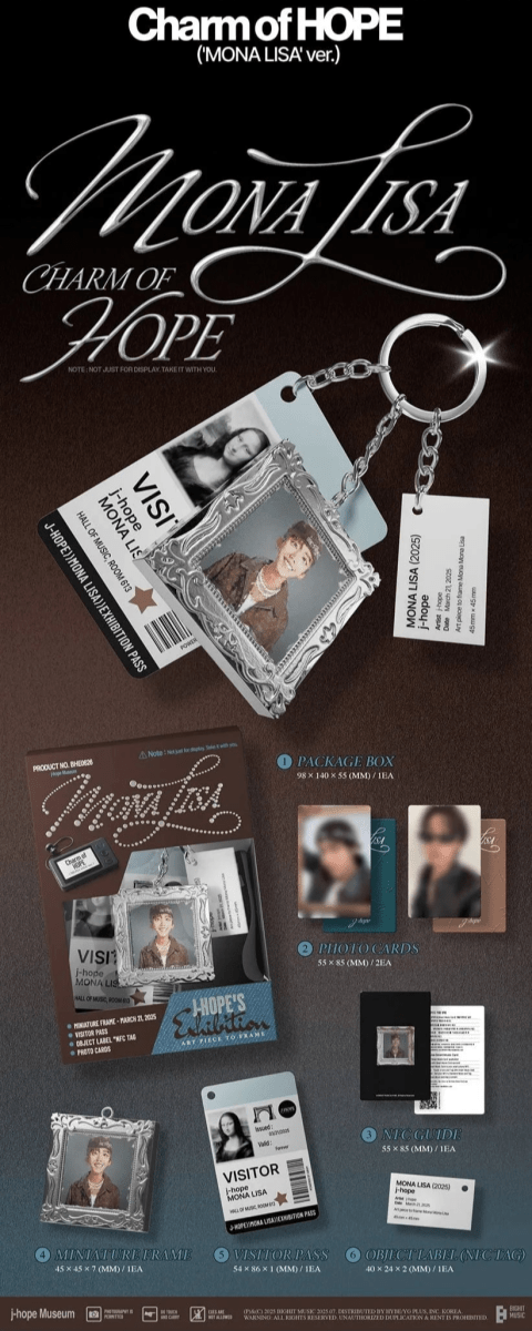 Album – (PRE - ORDER) (WEVERSE) J - hope - [Charm of HOPE] | Big hit | K - Boo