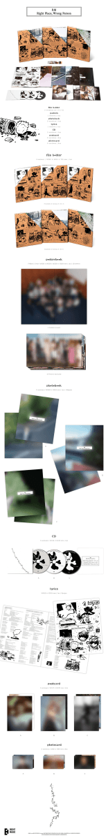 BTS RM 2nd Solo Album RIGHT PLACE, WRONG PERSON Standard Photobook kpop — K-BOO